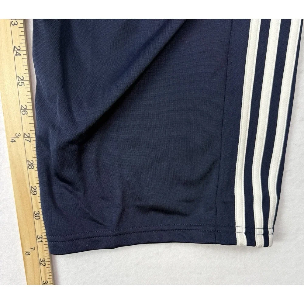 NEW Adidas men Essentials 3-Stripes Track Suit Legend Ink (NAVY) / White - 2XL